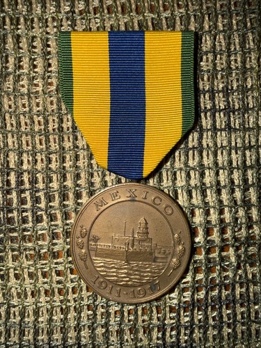 USN MEXICO 1911-1917 Service Campaign War Medal - Studley / Vintage Restrike