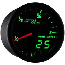 Maxtow Fuel Level Gauge Kit W 10 Ohm Levels Black Dial Green Led 52mm Maxtow Fuel Level Gauge Kit W 10 Ohm Levels Black Dial Green Led 52mm