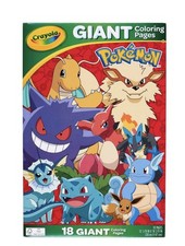 Crayola Pokemon Giant Coloring Pages18 Pages ...