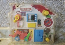 Vintage 1991 Mattel See N Say House - Great well used Condition