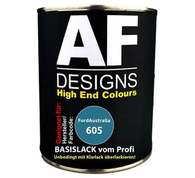 250ML Autolack für FordAustralia 605 Light Sapphire Blue Metallic Basislack spri