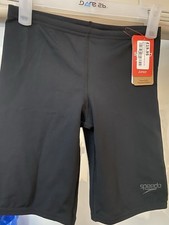 Speedo Eco Endurance + Jammer Shorts Black Size Junior  5/6 RRP £20  BNWT  P&P