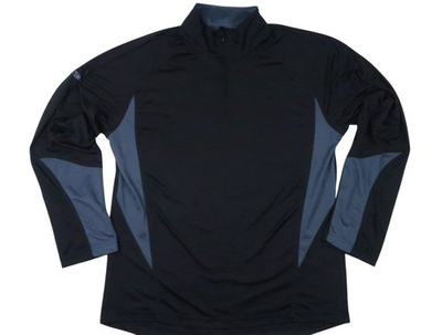 #ad #ad SUBARU BLACK LABEL LONG SLEEVE SUN MOCK 1 4 ZIP LARGE PIQUE PULLOVER PERFORMANCE $29.58
