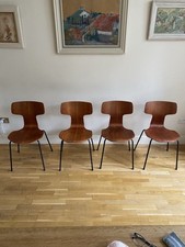 Model 3103 Arne Jacobsen For Fritz Hansen Danish Chair Mid century