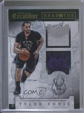 2015-16 Panini Excalibur Head-to-Toe Swatches /75 Tyler Ennis #17 z5i