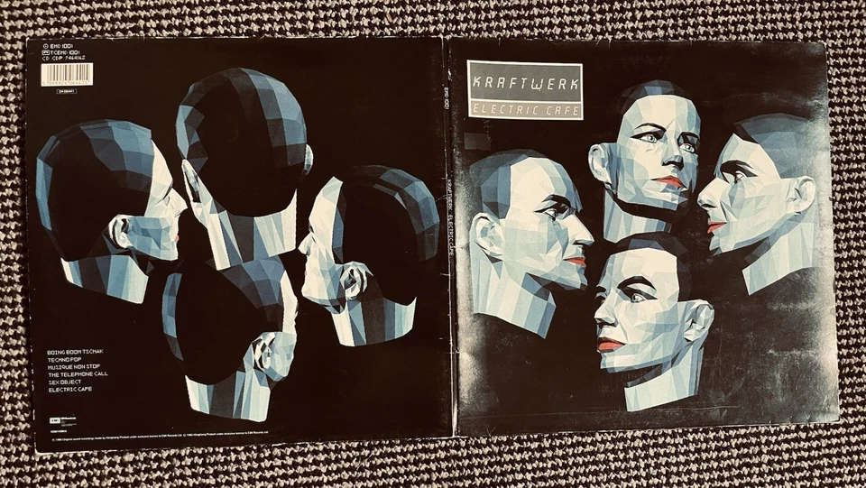 KRAFTWERK Electric Cafe EMI ORIGINAL 1986 UK 1ST PRESSING VINYL LP EMD1001 Foto 4 de 4