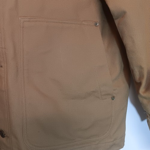 carhartt full swing jacket large Cotton/Canvas Polyester Lining Button Up - Picture 5 of 14