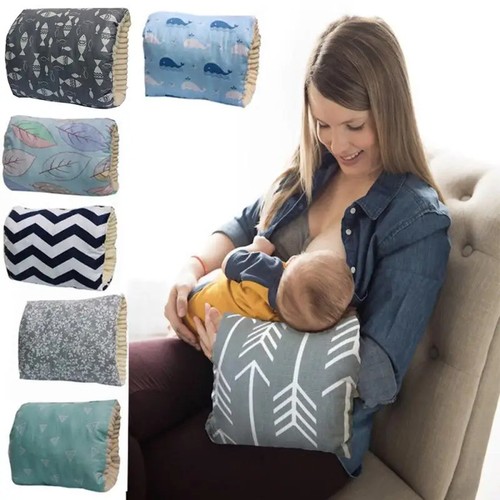 Adjustable Baby Nursing Pillow – Cotton Breastfeeding Arm Cushion - Washable