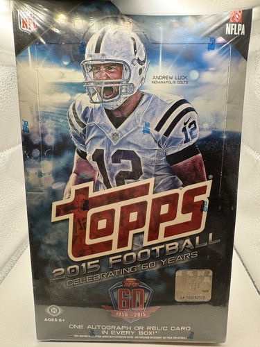 2015 Topps Football Hobby Box 1 Auto Or Relic!