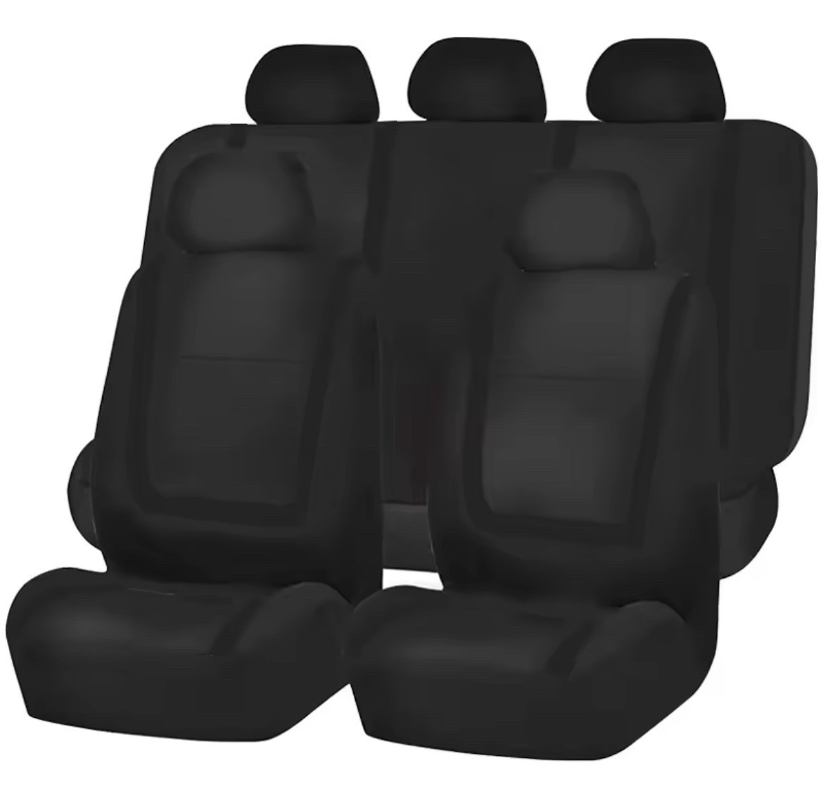 Coprisedili Auto Universali Set Completo in Tessuto Poliestere Traspirante - Immagine 1