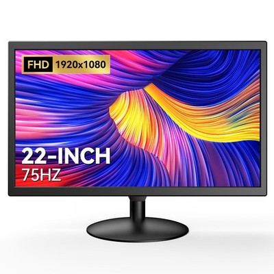 22in 1920x1080 CCTV Security/Computer Monitor HDMI VGA AV LED PC Video Screen
