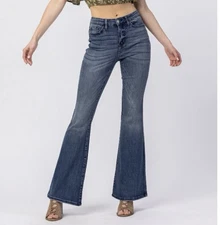 NWT Judy Blue Jeans 9/29x32” Pants Vintage Wash Rugged Bootcut Dark Blue JB88148