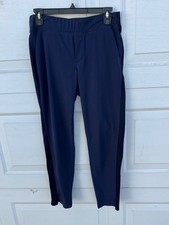 Athleta Pants Womens Navy Brooklyn Ankle Travel Mid Rise Stretch Pull On 2