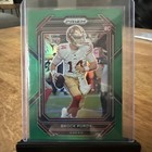Border Design Sf 2022 Panini Prizm Brock Purdy Green Prizm Rookie San Francisco 49ers ...