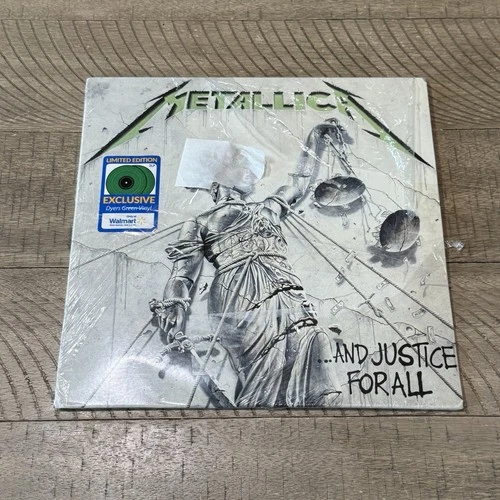 Metallica … And Justice for All Green Colored 2x LP Limited Edition Vinyl Sealed
