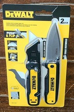 DeWalt 2 Pc. Folding Utility and Pocket Knife Set #DWHT10997