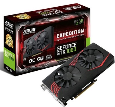ASUS NVIDIA GTX 1060 OC 6GB Grafikkarte | gebraucht | funktionsfähig