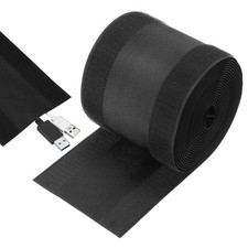 Carpet Cord Cover, 15ft Floor Cover Cord Strip Wire Protector, Black