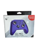 Zen Pro Wireless Gaming Controller – Raven Purple – Bluetooth, Motion, RGB – NEW