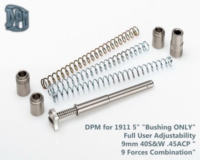 DPM Recoil Reduction Guide Rod for Colt 1911 & Clone 5'' BRL 9 Settings