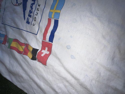 Vintage France World Cup Shirt Mens Large Soccer Coupe Du Monde 1998 90s Tee - Picture 9 of 12