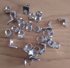 CD 25 Pcs Lot Polished Chrome Shelf Support Brackets 16 x 16mm