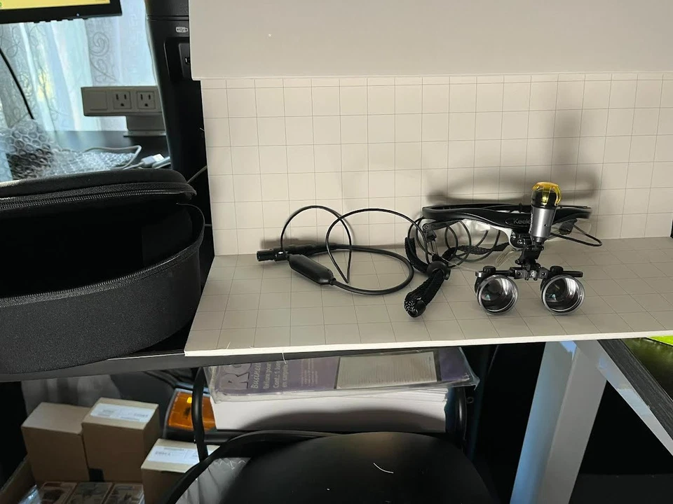 Genuino Keeler Galilean 3.0x 34cm/13" Lupas Dentales Gafas Médicas Marco Deportivo Foto 2 de 4