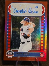 2025 Panini  stars and stripes Camden Boehm (AU) Red 67/99
