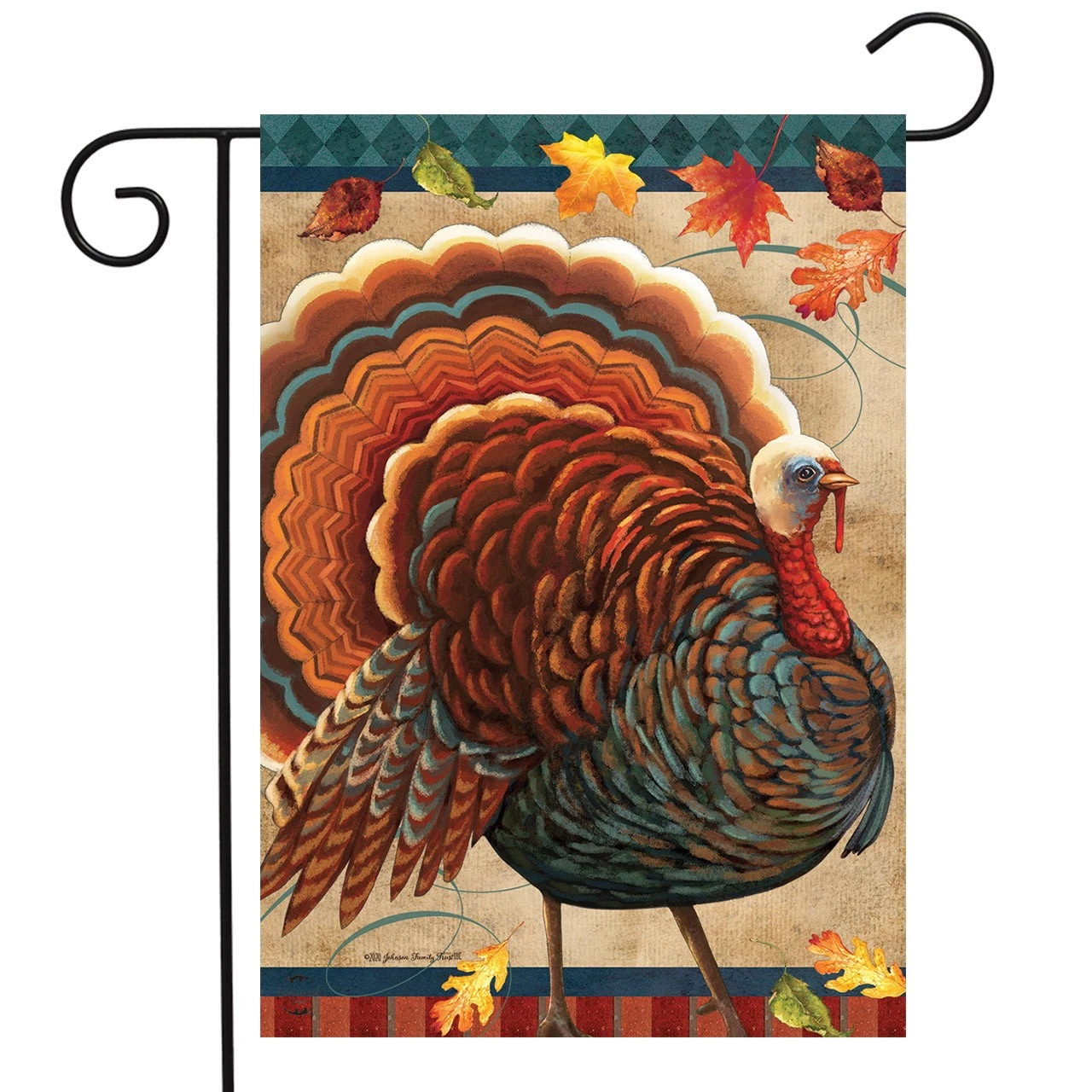 Briarwood Lane Fall Turkey Garden Flag