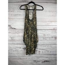 Michael Kors Dress Women's XS Small Snake Print Sleeveless Pocket Flowy