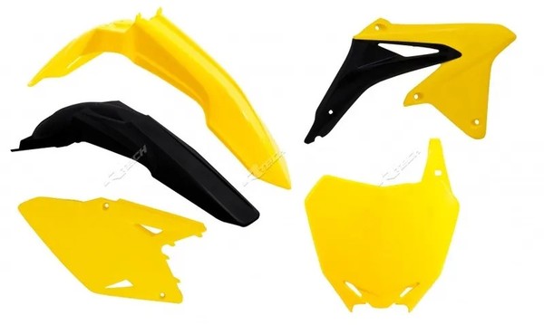 Kunststoff-Kit Racetech Originalfarbe 2014 Gelb Suzuki RM-Z450 Racetech R-KITRMZ-image