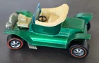 Vintage Hot Wheels Redline Hot Heap Spectraflame Green w/ Mattel Button 1968
