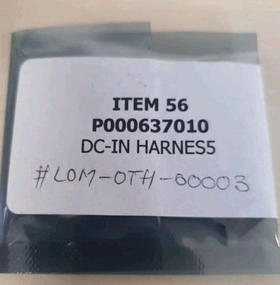 Toshiba Portege Z20T DC In Kabelbaum Buchse Jack P000637010 Ref00108 