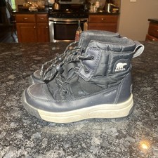 Sorel Whitney III Mid Waterproof Winter Snow Boots Youth Kids Size 2