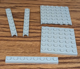 LEGO Space: Galaxy Explorer (497), complete, no box, one extra piece, baseplates