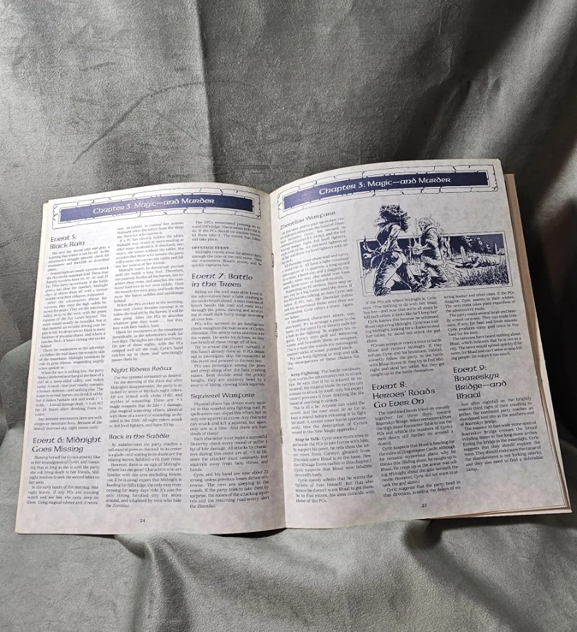 Forgotten Realms Waterdeep AD&D 1989 LIVRO COM MAPA RARO Vintage 9249 - Imagem 3 de 4