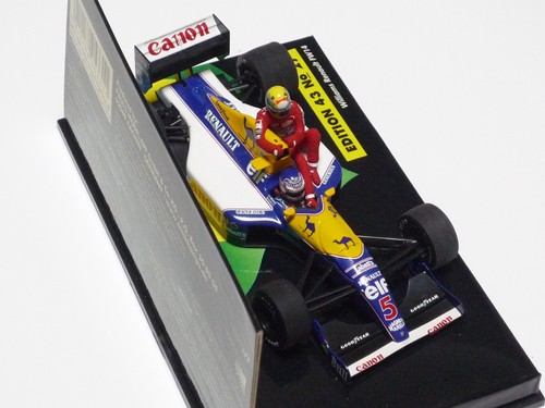 MINICHAMPS 1:43 WILLIAMS FW14 SENNA & MANSELL BRITISH GP 1991 ASC#27 "CAMEL" - Picture 4 of 6