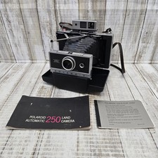Vintage Polaroid Automatic 250 Land Camera With Manual