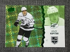 Anze Kopitar 2023-24 Upper Deck Ice Hockey Green Base #86 Los Angeles Kings