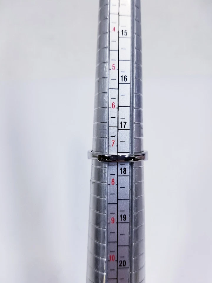 Anillo de compromiso Swarovski de plata esterlina y cristal talla 7,25 - 2,8 gramos TW Foto 3 de 4