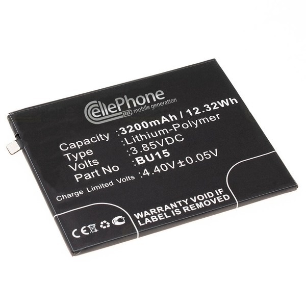3,85V Akku Li-Polymer FüR Meizu Meilan U20 - Ersetzt BU15 - 3200Mah-image