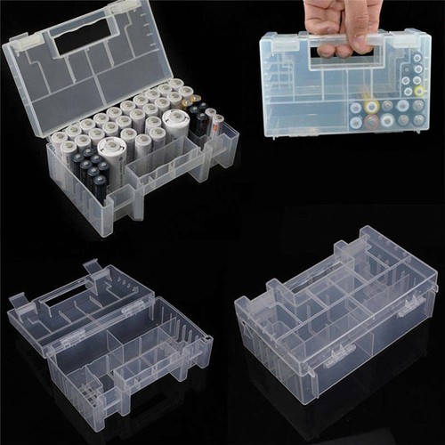 Organizador de estuche de almacenamiento de batería de plástico para baterías AA AAA C D 9V KD - Imagen 6 de 17