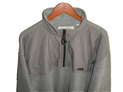 Vintage Bugle Boy Quarter Zip Fleece Sweatshirt Mens L Y2K 90s