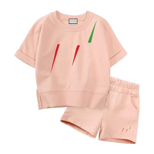 3 Styles Logo Kids Clothing Sets Summer Baby Sport Suits for Boys & Girls - Picture 5 of 28