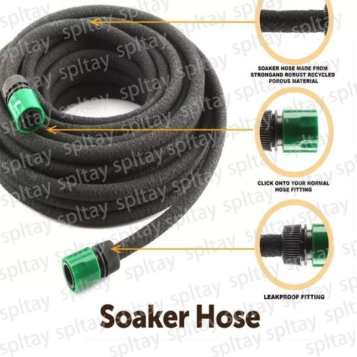 Tropfschlauch Perlschlauch 7.5m-100m Gartenschlauch Bewässerungsschlauch 1/2" - Bild 2 von 44