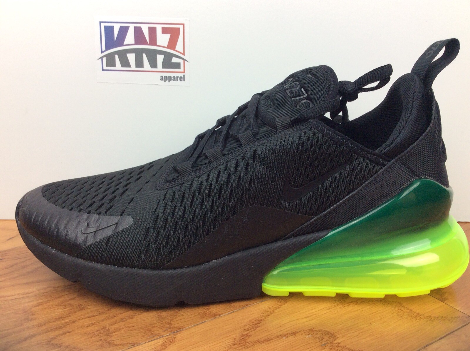 NEW MEN'S NIKE AIR MAX 270 Black Volt size size size 8.5 NEW MEN'S NIKE AIR MAX 270 Black Volt size size size 8.5