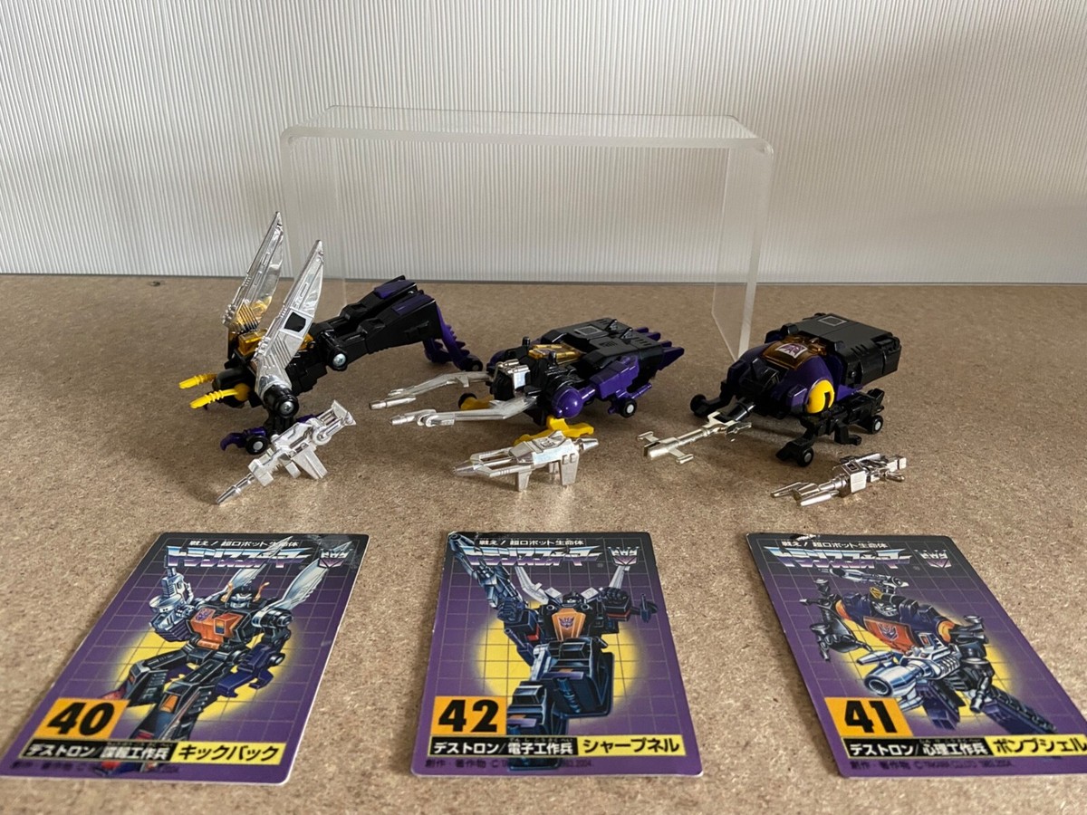 美品 3点 セット FT-12T FT-13 FT-14 Insecticon似 3pcs FansToys FT-12T FT-13 FT-14 Insecticons Collection