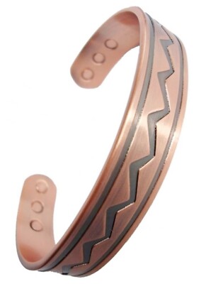 Bracelet magnétique en cuivre avec aimants - bracelet énergie et bien