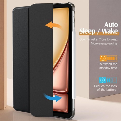 Smart Case for iPad Air 4th & 5th Generation 10.9 2020/22 Magnetic Leather Cover - Picture 26 of 125