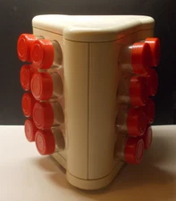 Vintage 24 Jar Lazy Susan Spice Rack
